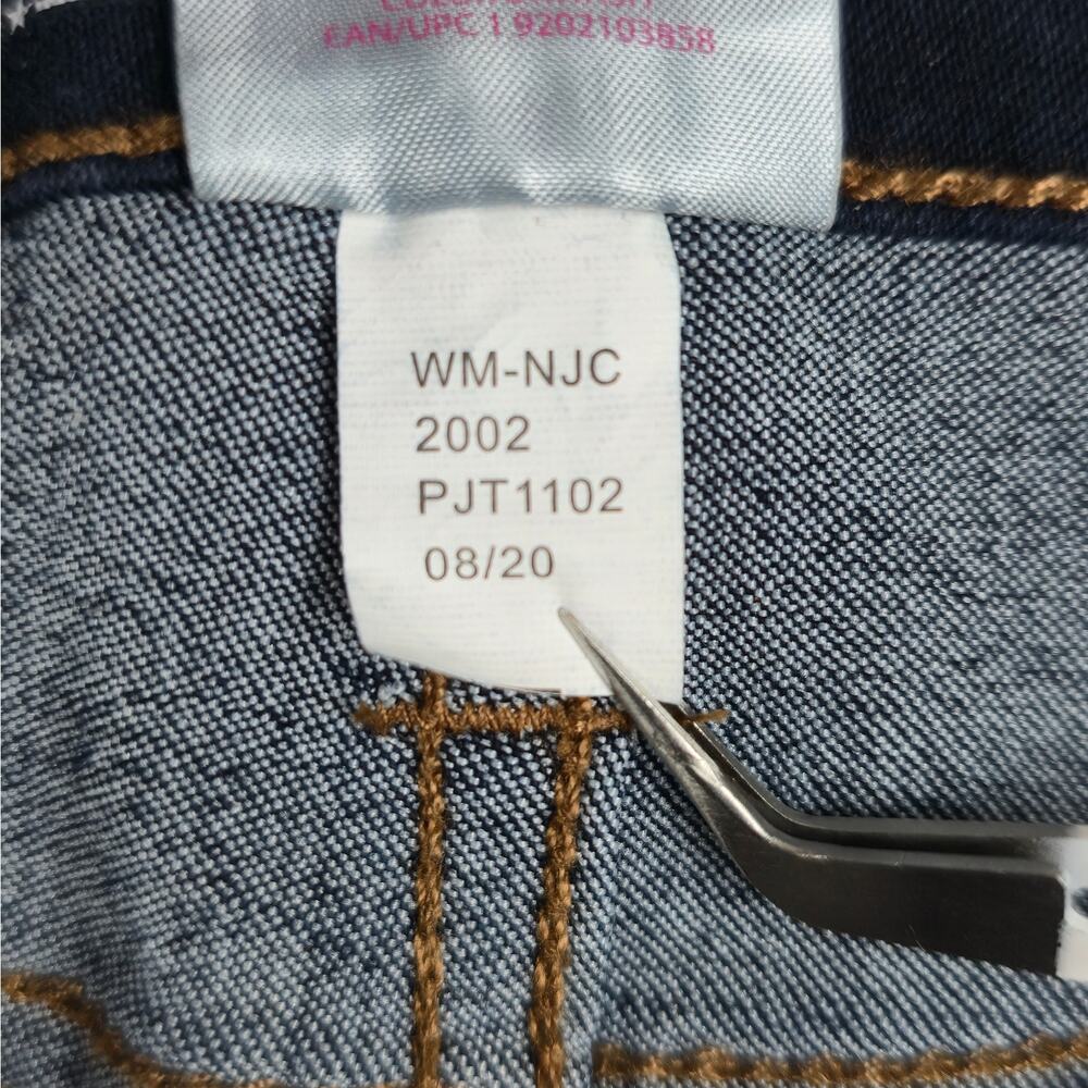 No Boundaries Size 9 Dark Wash High Rise Skinny Jeans 28x27 - Picture 11 of 16